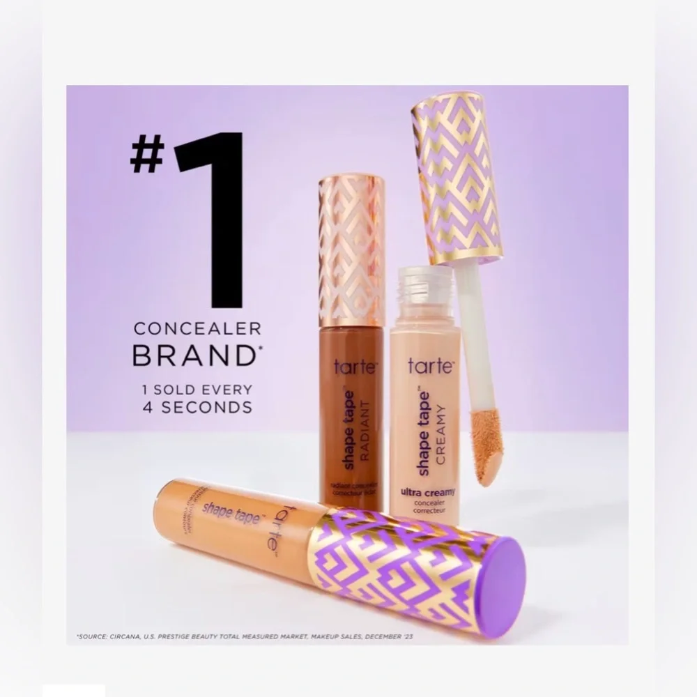 🆕 NWT Tarte Shape Tape Concealer • Medium Sand 34S